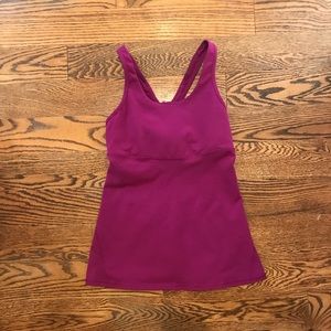 PURPLE LULULEMON TOP